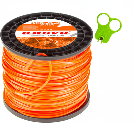 Hilo Desbrozadora Nylon Cuadrado 3.3 mm 127 Metros Hilo Desbrozadora Nylon Cuadrado 3.3 mm 127 Metros